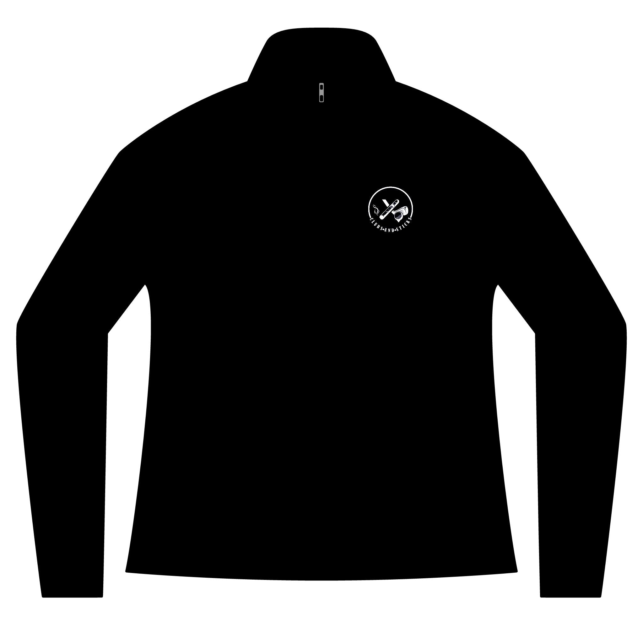 Clubs & Sticks Women’s Quarter-Zip Pullover – Sporty, Stylish & Versatile Activewear