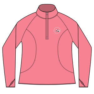 Clubs & Sticks Women’s Quarter-Zip Pullover – Sporty, Stylish & Versatile Activewear