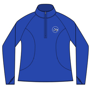 Clubs & Sticks Women’s Quarter-Zip Pullover – Sporty, Stylish & Versatile Activewear