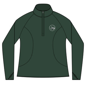 Clubs & Sticks Women’s Quarter-Zip Pullover – Sporty, Stylish & Versatile Activewear