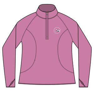 Clubs & Sticks Women’s Quarter-Zip Pullover – Sporty, Stylish & Versatile Activewear