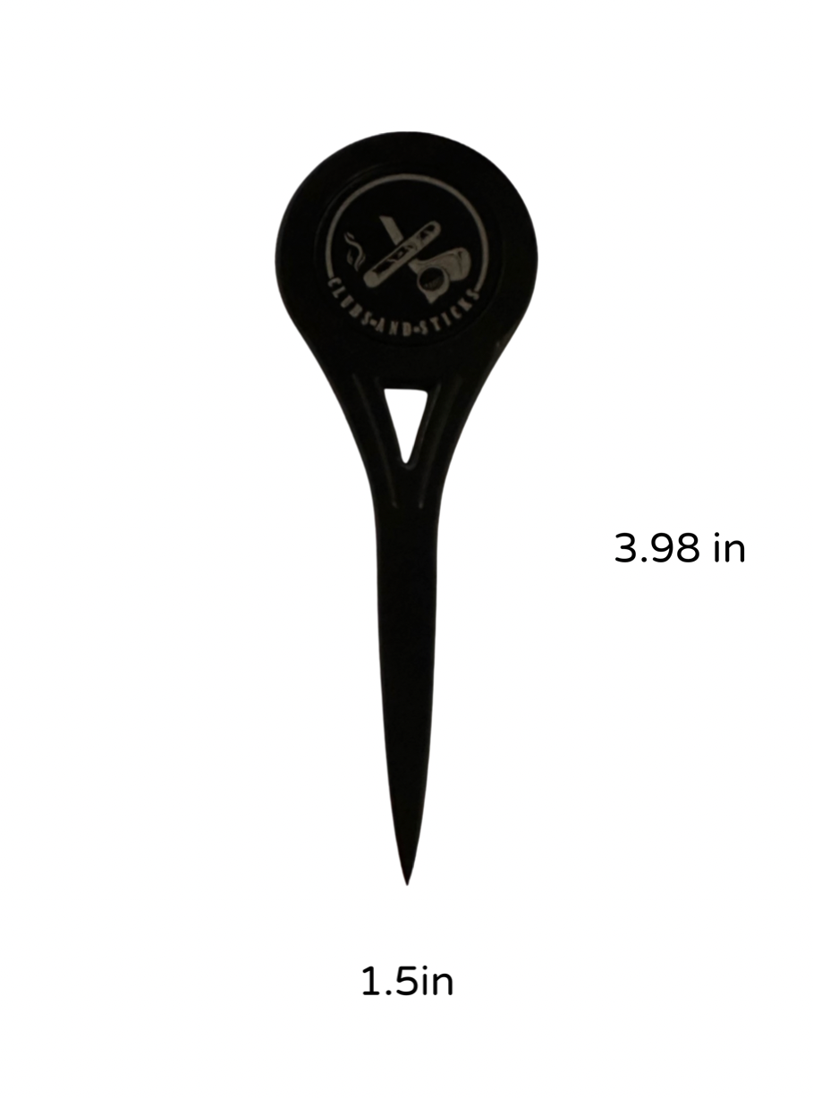Clubs and Sticks Single Prong Divot Tool - Wholesale