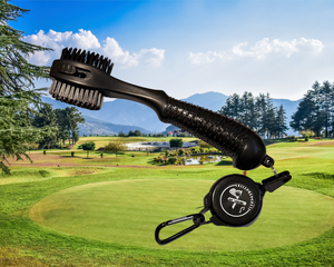 Clubs and Sticks Golf Brush