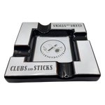 Clubs and Sticks Ceramic Cigar Ashtray - Wholesale