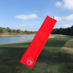 Clubs and Sticks Embroidered Waffle Golf Towels