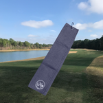 Clubs and Sticks Embroidered Waffle Golf Towels