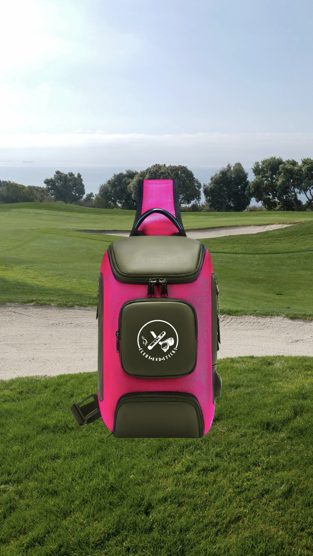 Clubs And Sticks Waterproof Sling Bag
