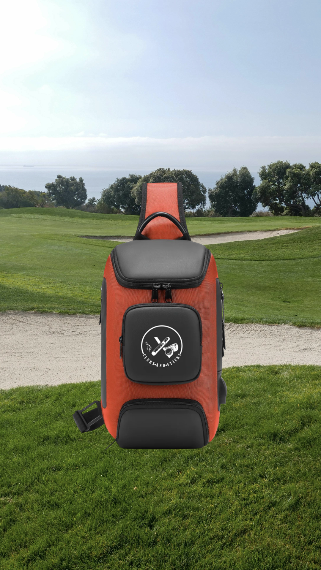 Clubs And Sticks Waterproof Sling Bag