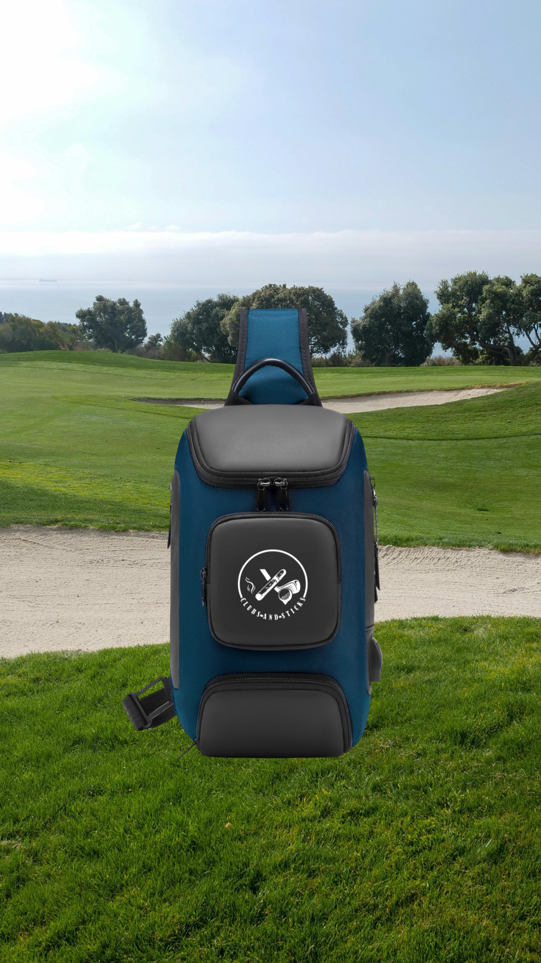 Clubs And Sticks Waterproof Sling Bag