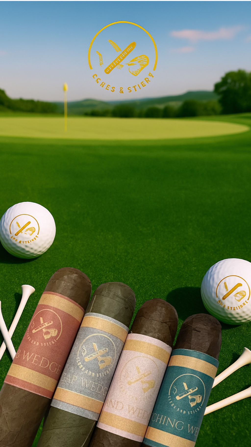 Golf Wedge Pack!  Premium Nicaraguan 4×64 Gordito Cigars