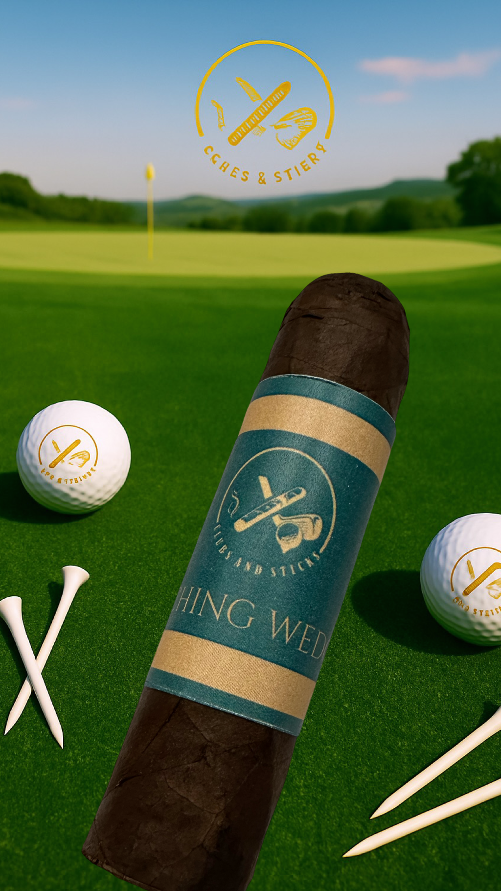 Pitching Wedge - Premium Nicaraguan Gordito 4 X 64 Maduro Cigar