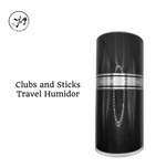 Clubs and Sticks Big Joe Travel Humidor - Carbon Fiber