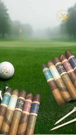 Ultimate Cigar Golf Round Pack! PREMIUM Multi-Rapped Nicaraguan Cigars