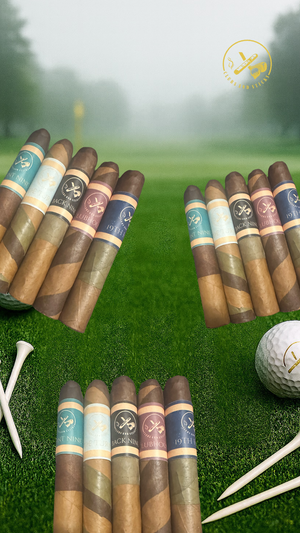 Ultimate Cigar Golf Round Pack! PREMIUM Multi-Rapped Nicaraguan Cigars