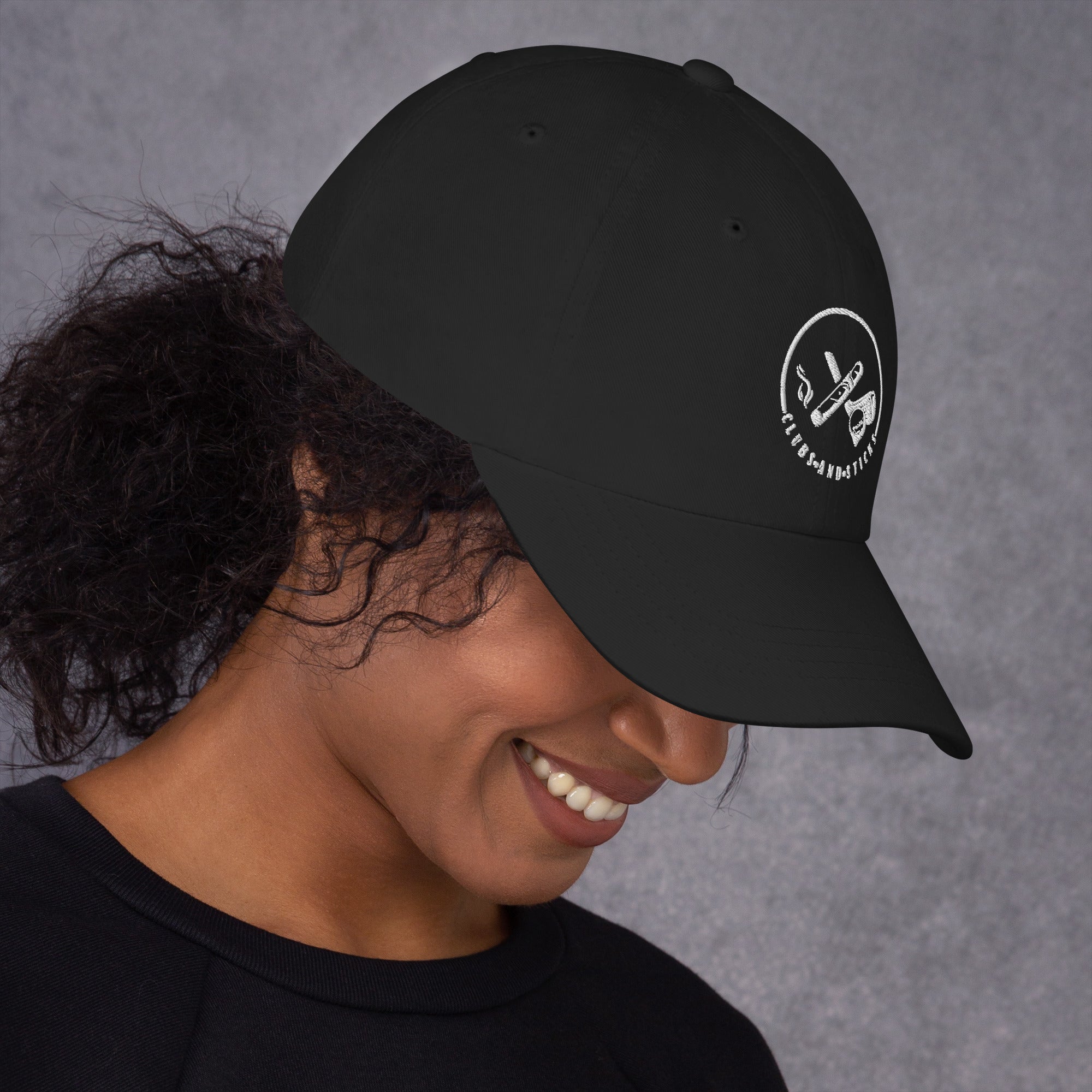 Clubs and Sticks Dad hat