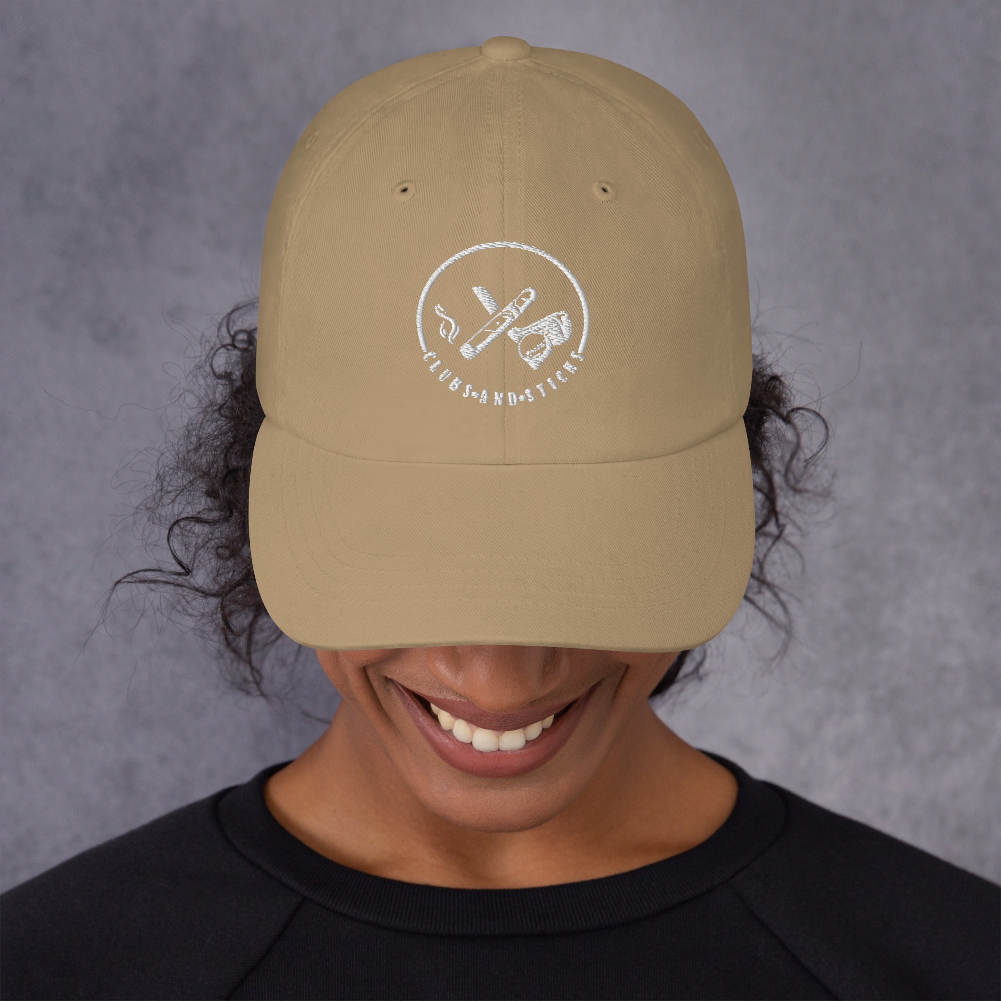 Clubs and Sticks Dad hat