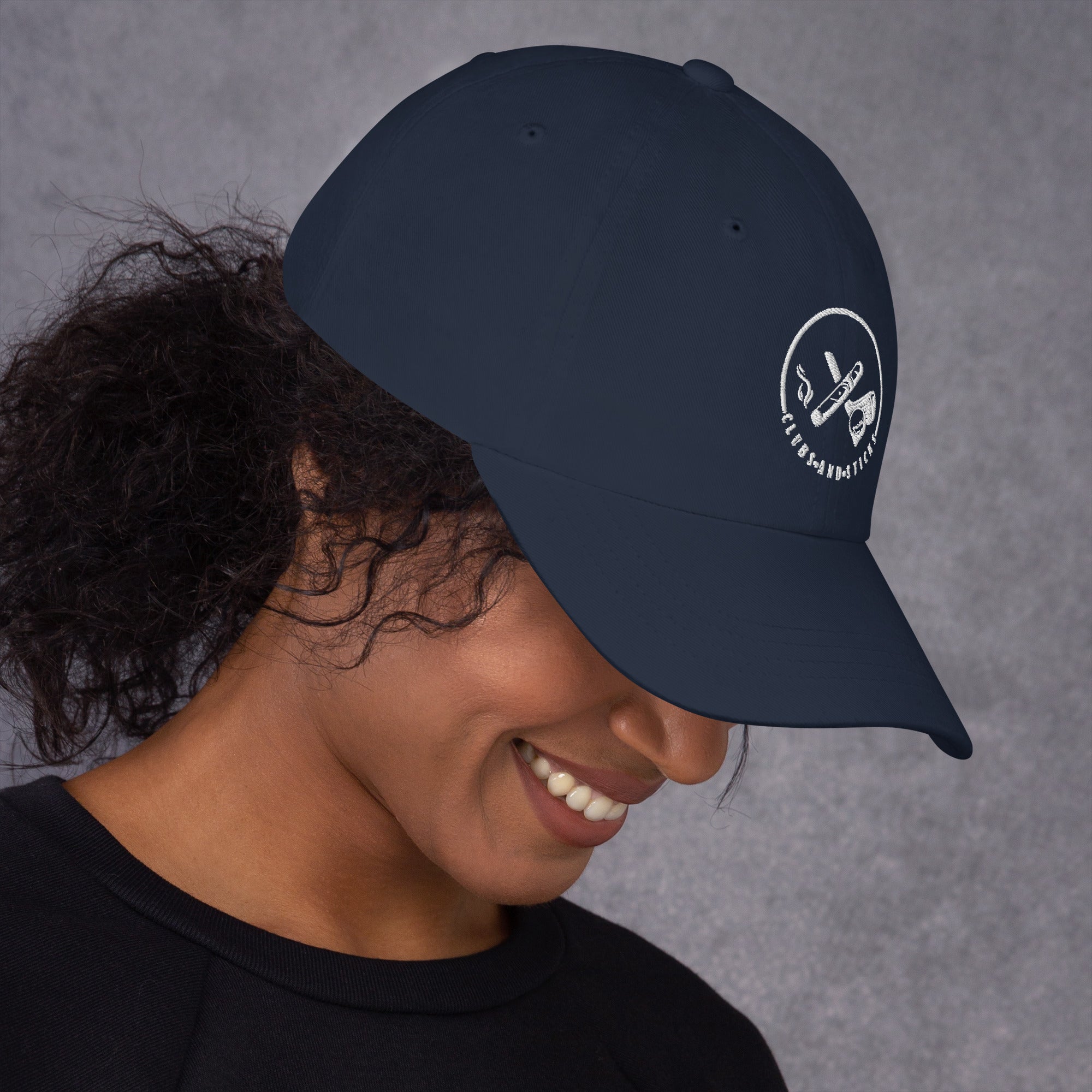 Clubs and Sticks Dad hat