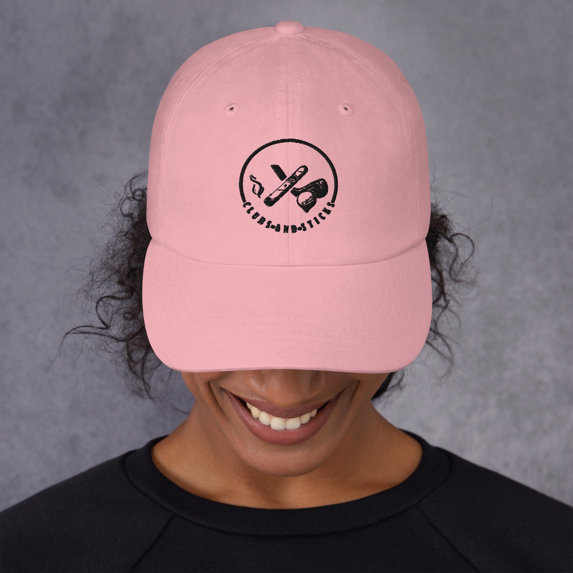 Clubs and Sticks Dad hat