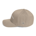 Clubs and Sticks Embroidered Twill Cap - White