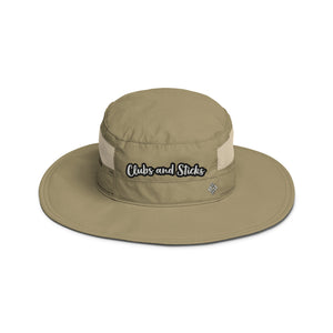 Clubs and Sticks Columbia Booney Hat - Text