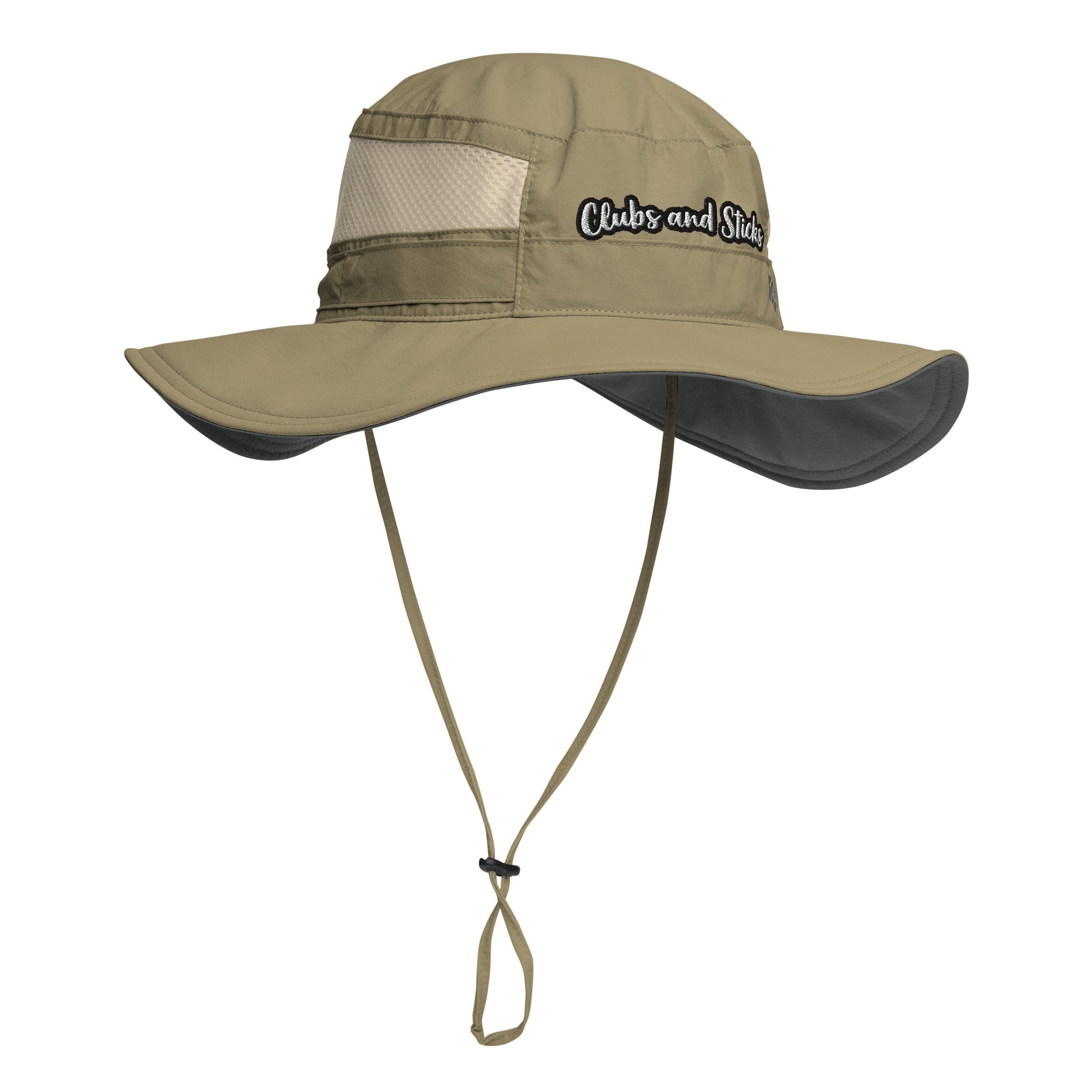 Clubs and Sticks Columbia Booney Hat - Text