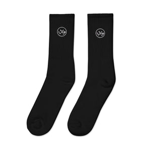 Clubs and Sticks Embroidered socks