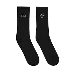 Clubs and Sticks Embroidered socks