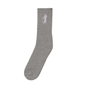 Cigar Golfer Embroidered socks