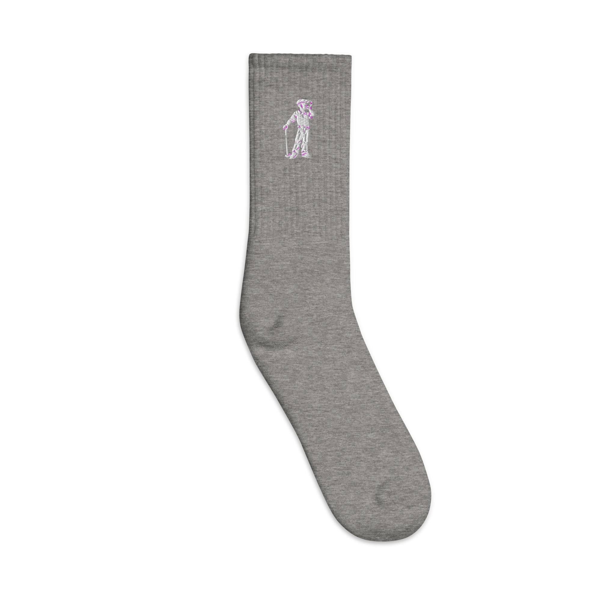 Cigar Golfer Embroidered socks