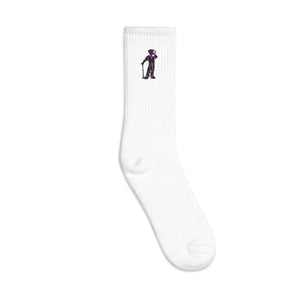 Cigar Golfer Embroidered socks