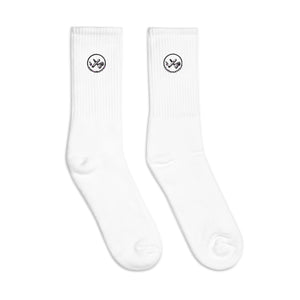 Clubs and Sticks Embroidered socks