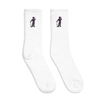 Cigar Golfer Embroidered socks