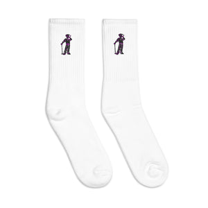 Cigar Golfer Embroidered socks