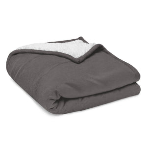 Clubs and Sticks Premium Embroidered Sherpa Blanket