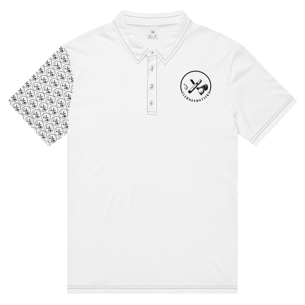 Clubs and Sticks Men’s slim fit polo