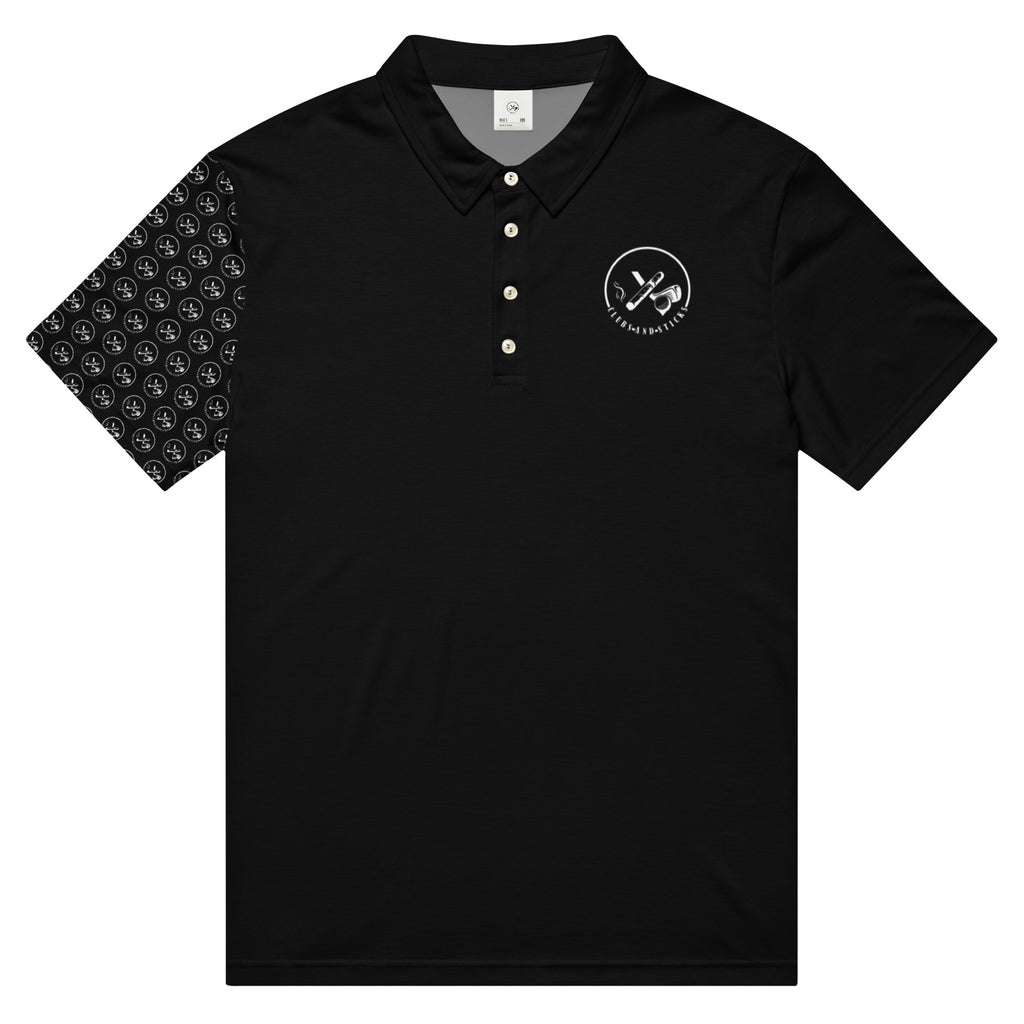 Clubs and Sticks Men’s slim fit polo