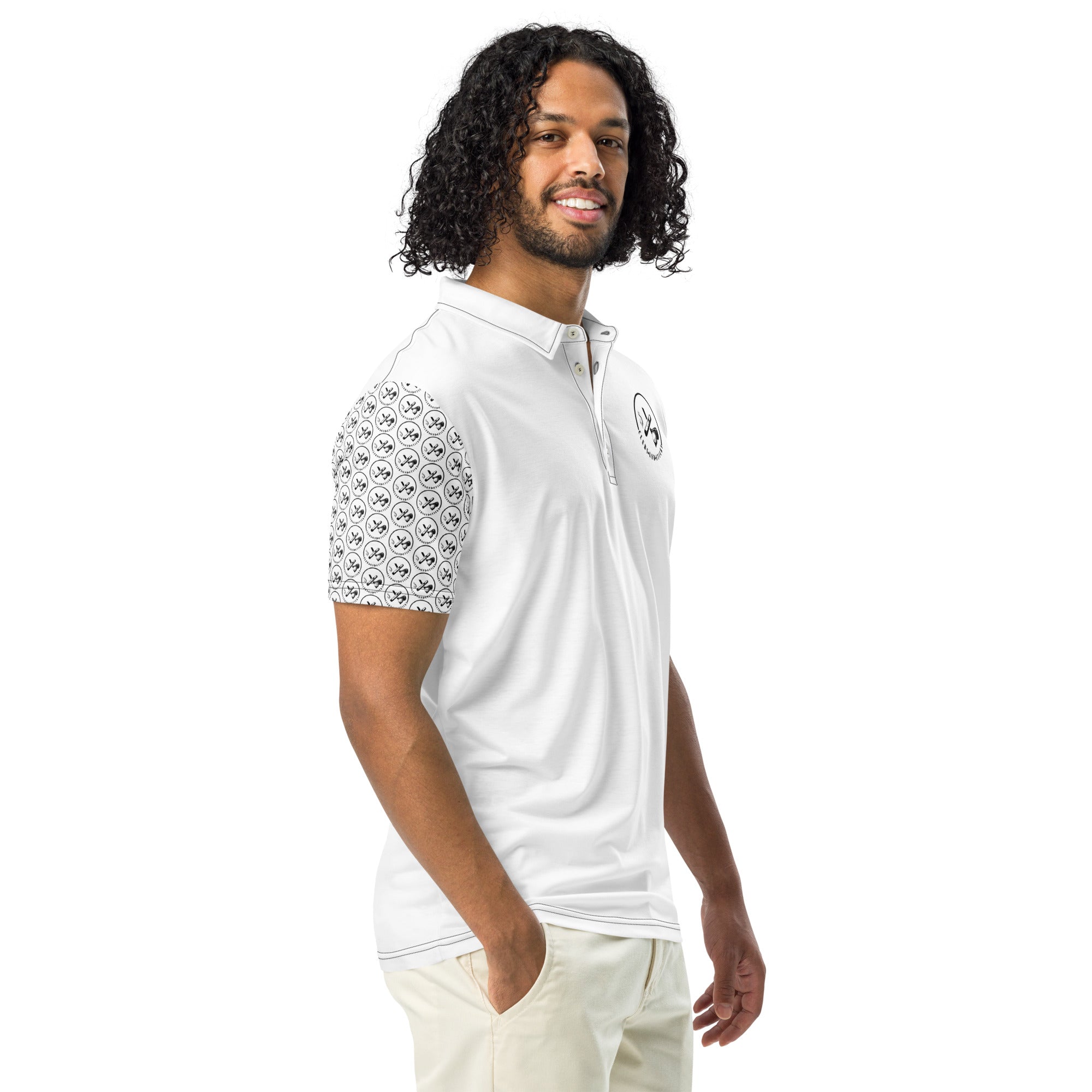 Clubs and Sticks Men’s slim fit polo