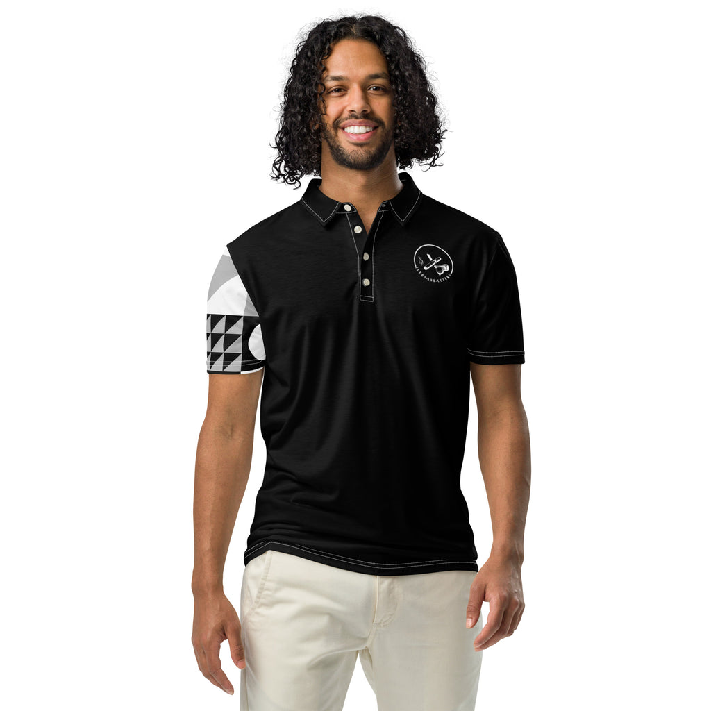 Clubs and Sticks Men’s slim fit polo