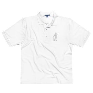 Men's Premium Embroidered Cigar Golfer Polo