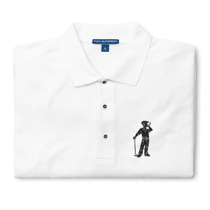 Men's Premium Embroidered Cigar Golfer Polo