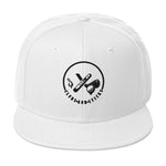 Clubs and Sticks Embroidered Snapback Hat