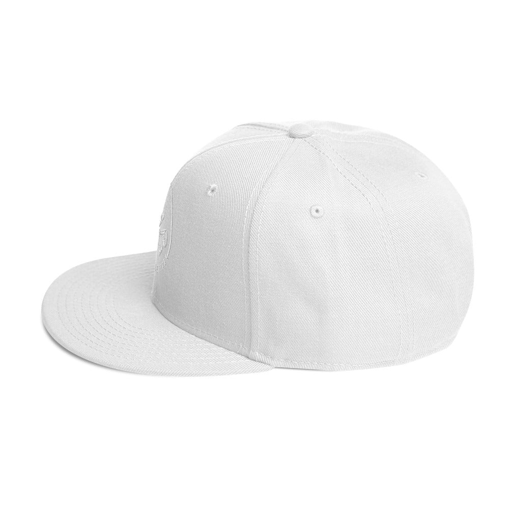 Clubs and Sticks Embroidered Snapback Hat