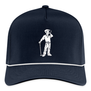Golfer Rope Cap - navy/white