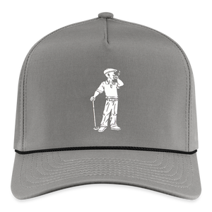 Golfer Rope Cap - gray/black