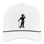 Golfer Rope Cap - white/black