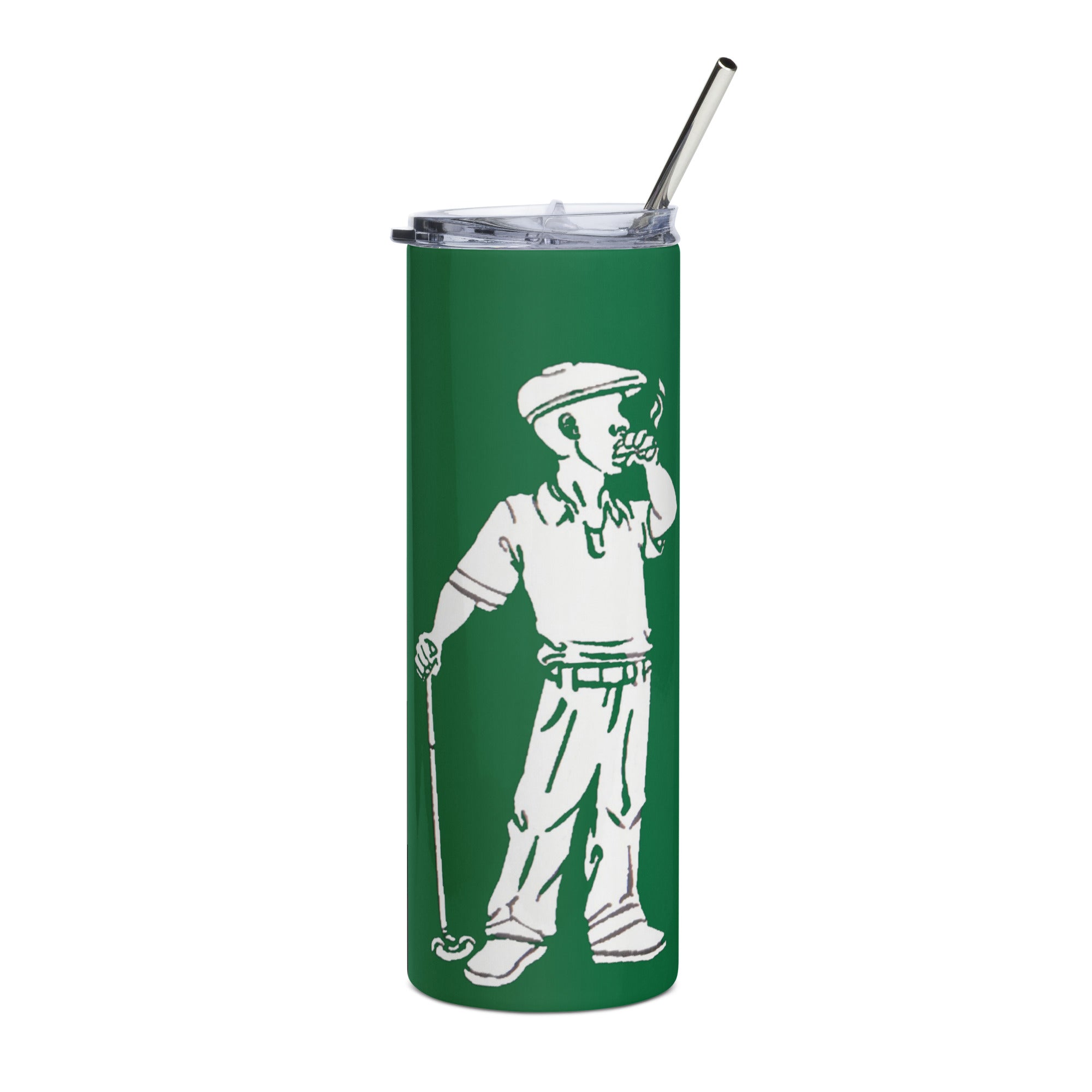 Male Cigar GolferStainless steel tumbler