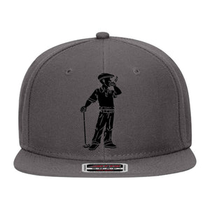 Cigar Golfer  Embroidered Snapback Hat