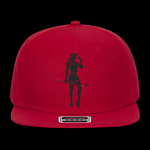 Female Golfer Embroidered  Snapback Hat