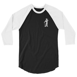 3/4 sleeve raglan embroidered Cigar Golfer shirt