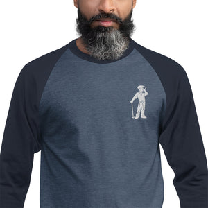 3/4 sleeve raglan embroidered Cigar Golfer shirt
